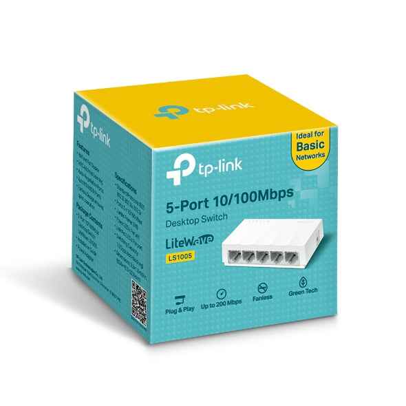 Switch Tp-Link LS1005 5PTOS 10/100