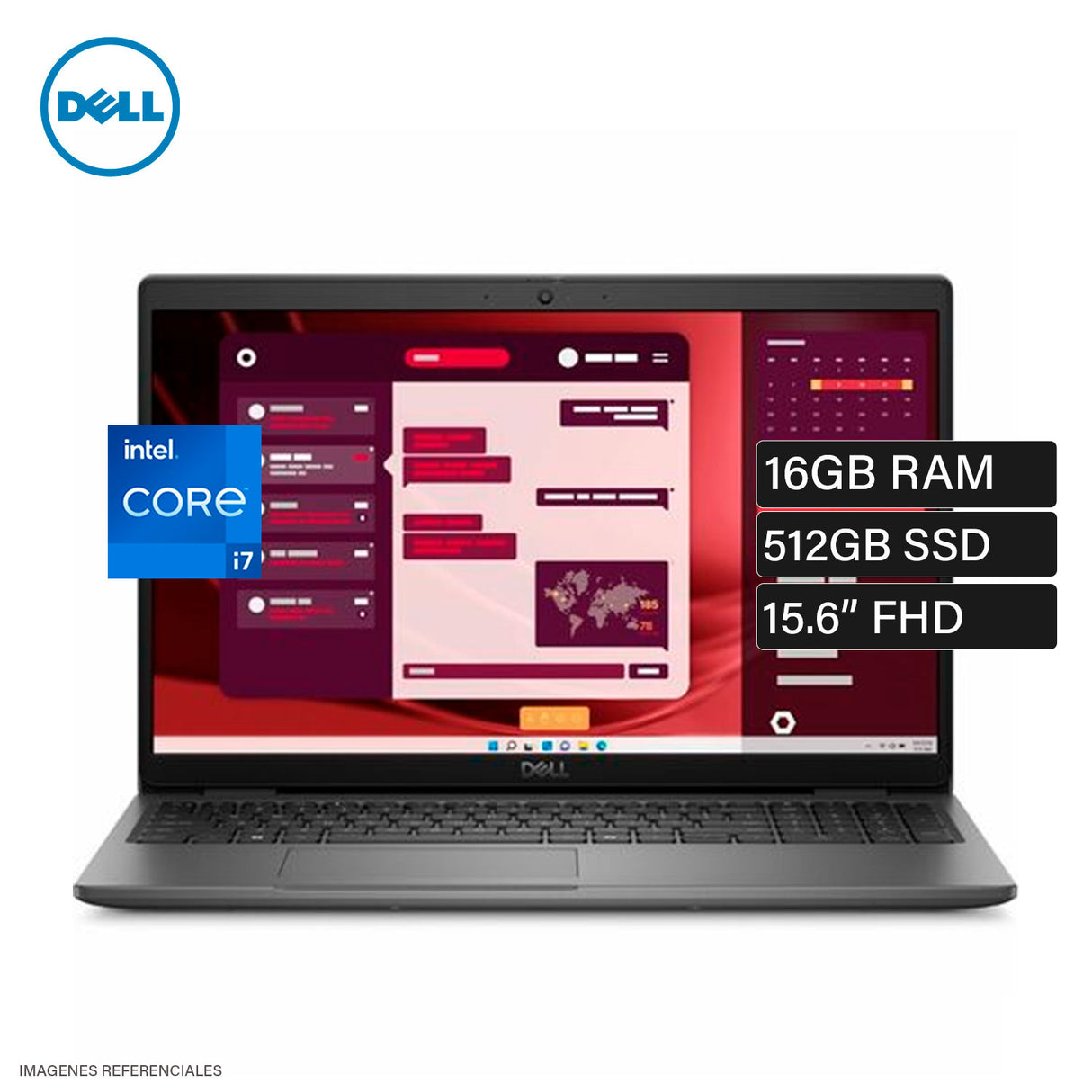 Laptop Dell Latitude 3550 Intel Core i7 1355U Ram 16GB Disco 512GB SSD 15.6" FHD Windows 11 Pro (9DF38)