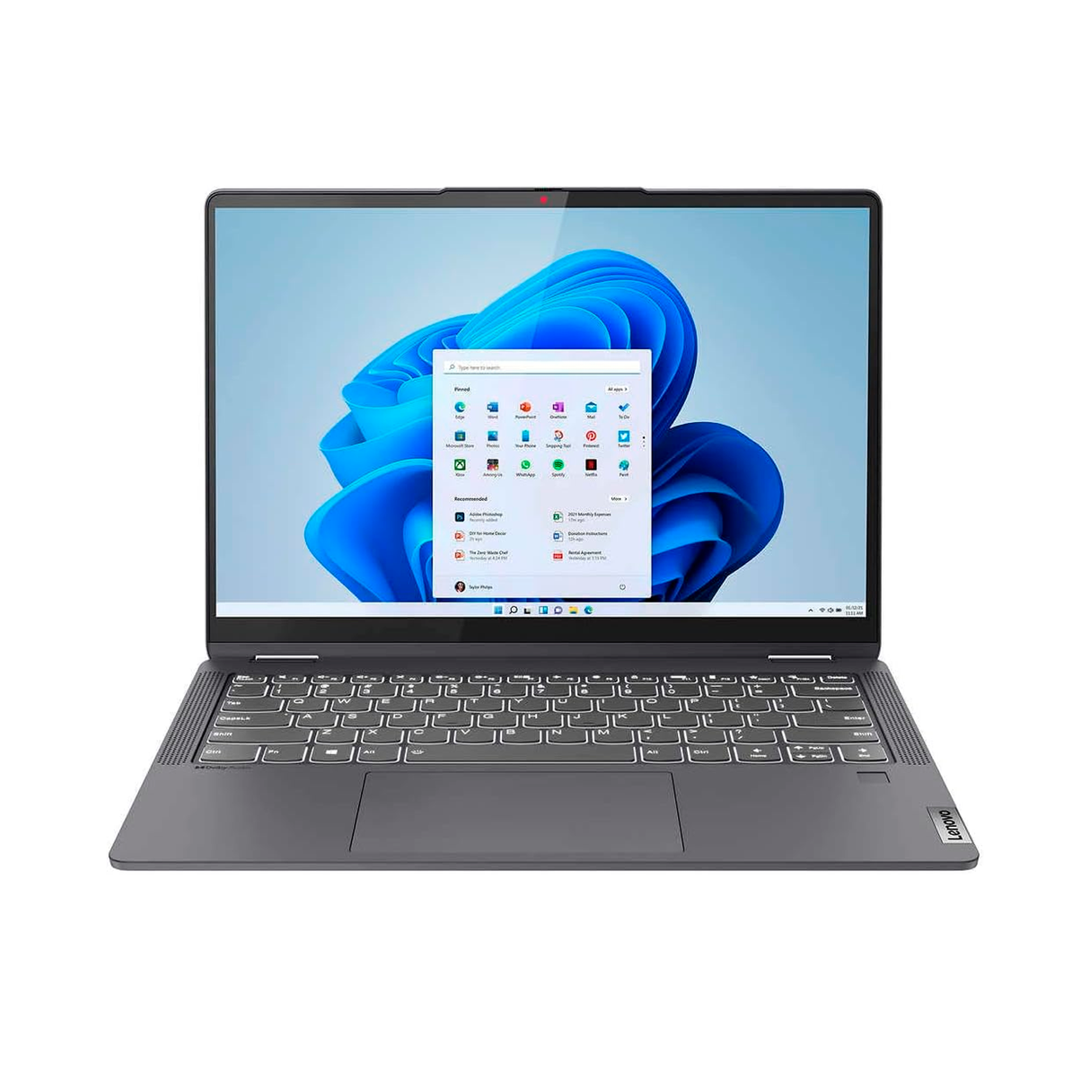 Laptop Lenovo Ideapad Flex 5 14IAU7 2 en 1 Intel Core i5 1235U RAM 8GB Disco 512GB SSD 14" WUXGA Táctil Windows 11