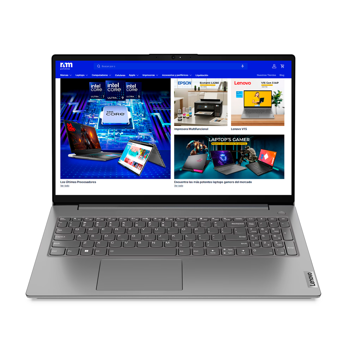 Laptop Lenovo V15 G4 ABP Ryzen 7 7730U Ram 16GB Disco 512GB SSD 15.6" FHD FreeDos (82YY002YLM)