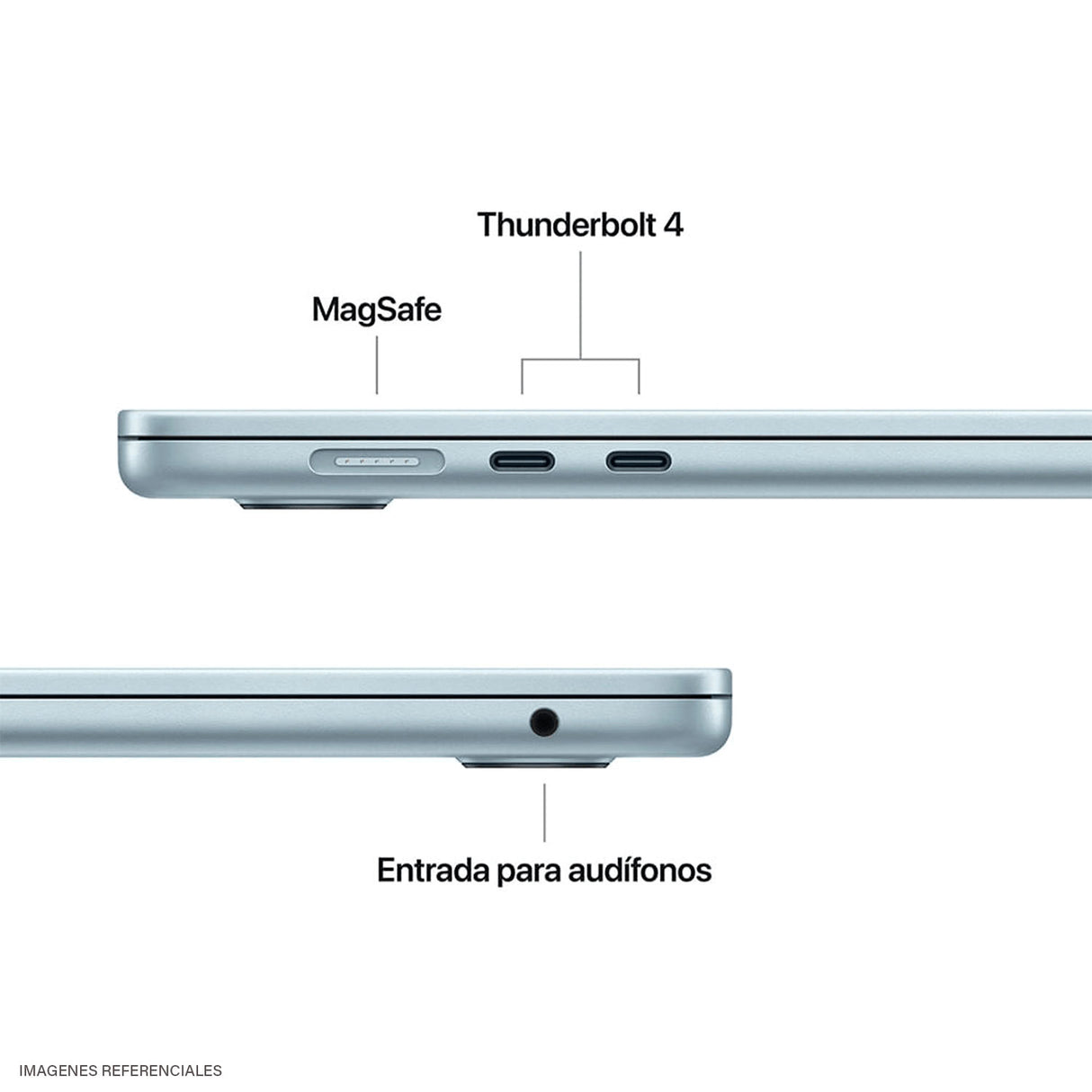 MacBook Air 13" A3449 Chip M5 RAM 16GB Disco 512GB SSD Pantalla 13.6" Retina Color Sky Blue
