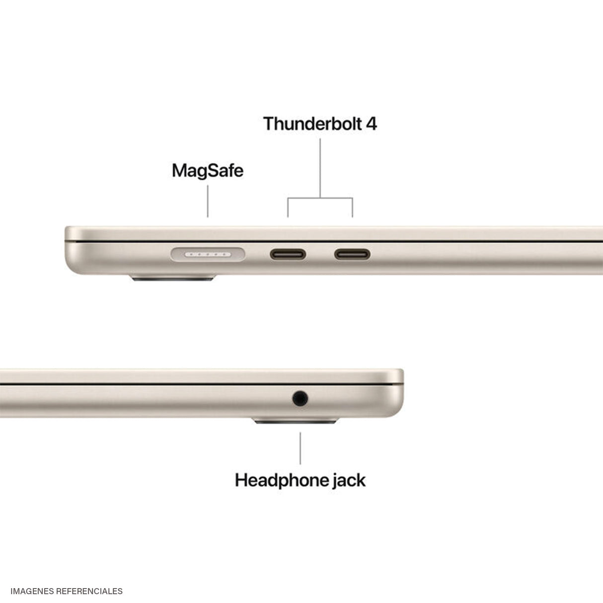 MacBook Air 13 A3449 Chip M5 RAM 16GB Disco 512GB SSD 13.6" Retina Starlight