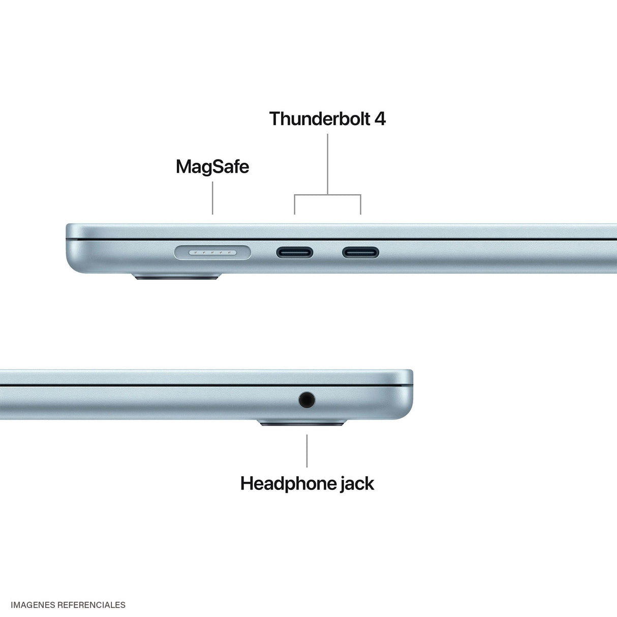 MacBook Air 15 Chip M5 Ram 16GB Disco 512GB SSD 15.3" Retina Sky Blue