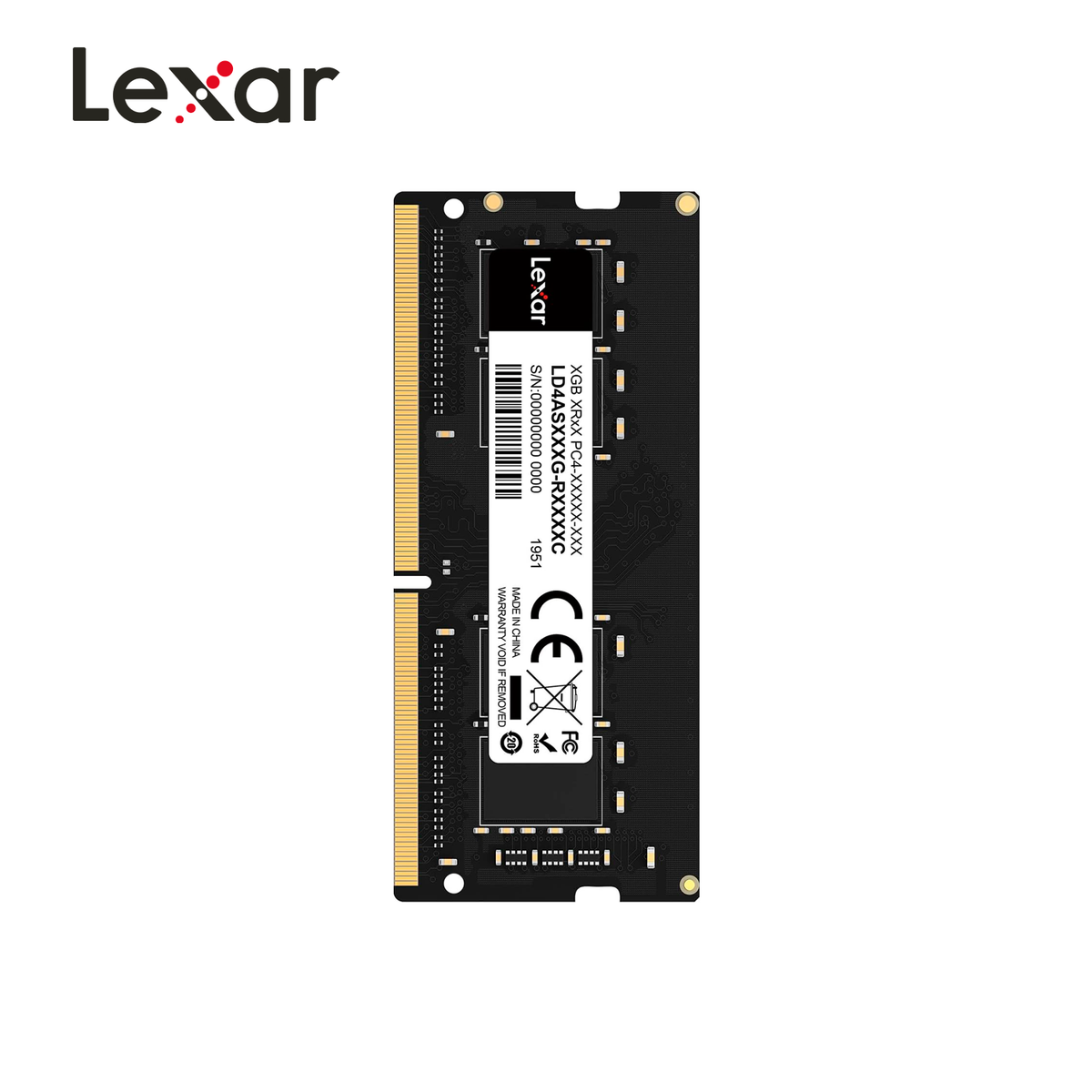 Memoria para Laptop Lexar 16GB DDR5 4800MHz SODIMM