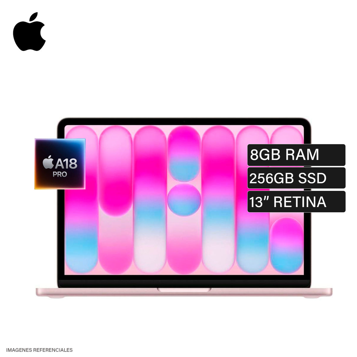 MacBook Neo A18 Ram 8GB Disco 256GB SSD 13" Retina Blush OPEN BOX