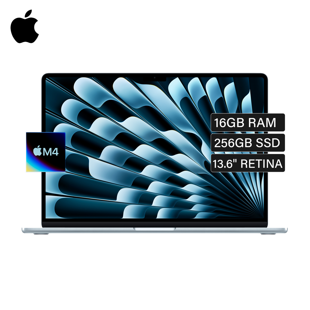 Macbook Air 13 Chip M4 RAM 16GB Disco 256GB SSD 13.6" Retina Sky Blue (MC6T4LL/A)