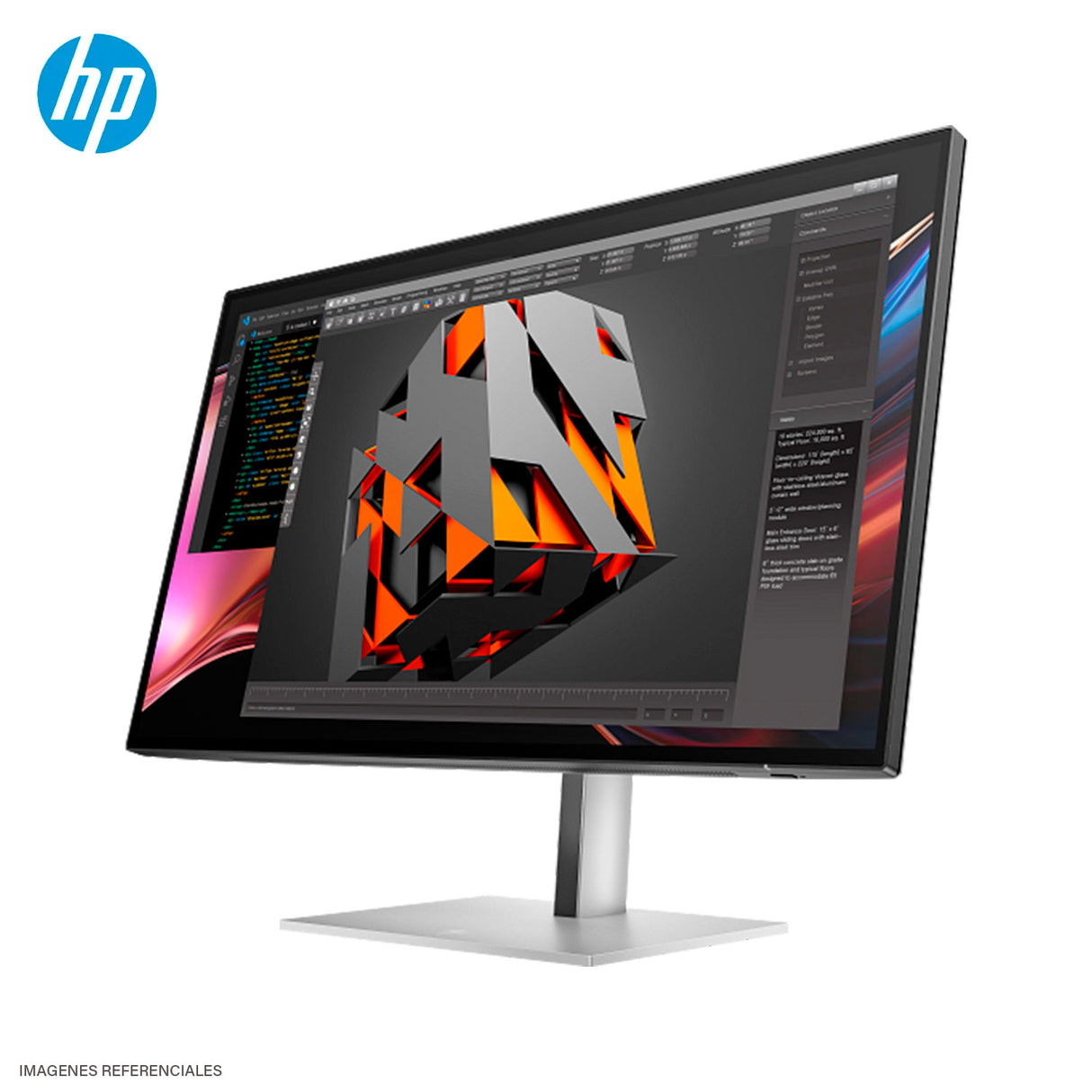 Monitor HP 27" Series 7 Pro 727PU QHD (2560 x 1440) IPS 120 Hz 5 ms Thunderbolt 4 (100W PD) (8J9E6UT#ABA)