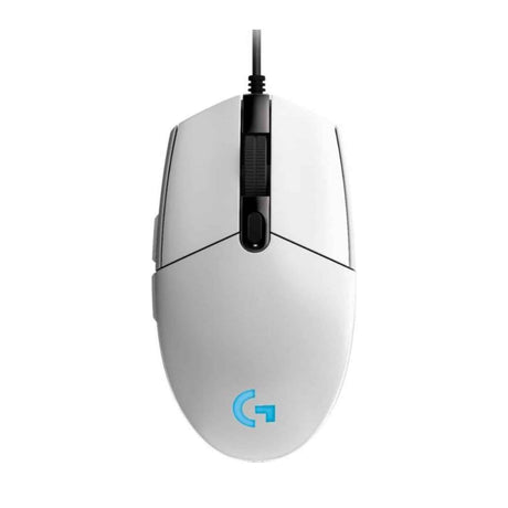 Mouse Logitech G203 Lightsync Optical 8000 DPI RGB Blanco