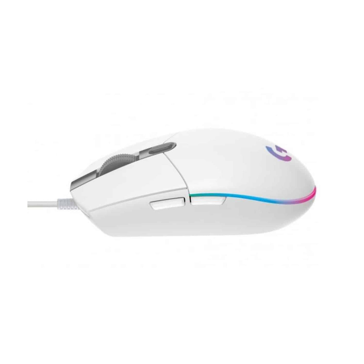 Mouse Logitech G203 Lightsync Optical 8000 DPI RGB Blanco