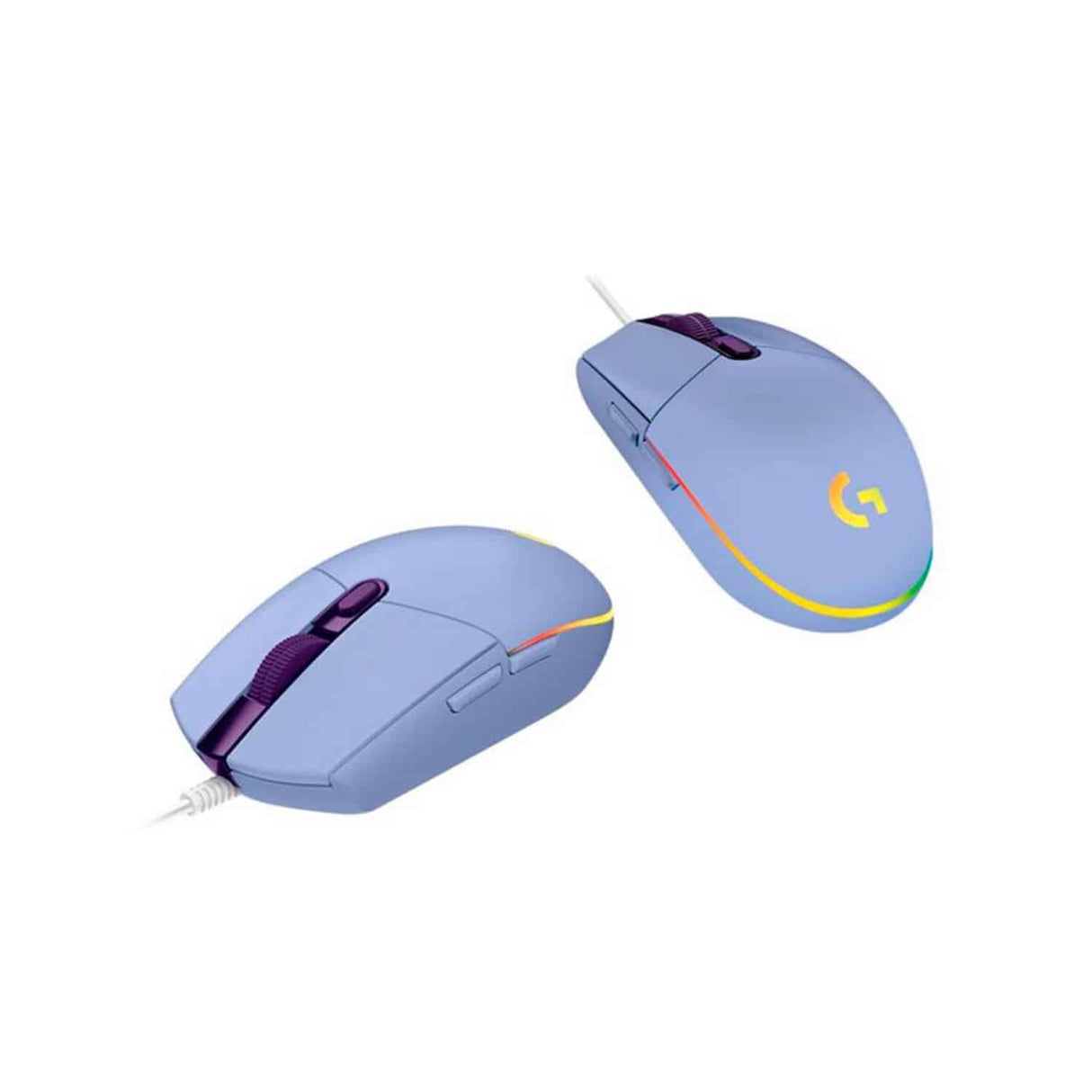 Mouse Logitech G203 Lightsync Optical 8000 DPI RGB Lila