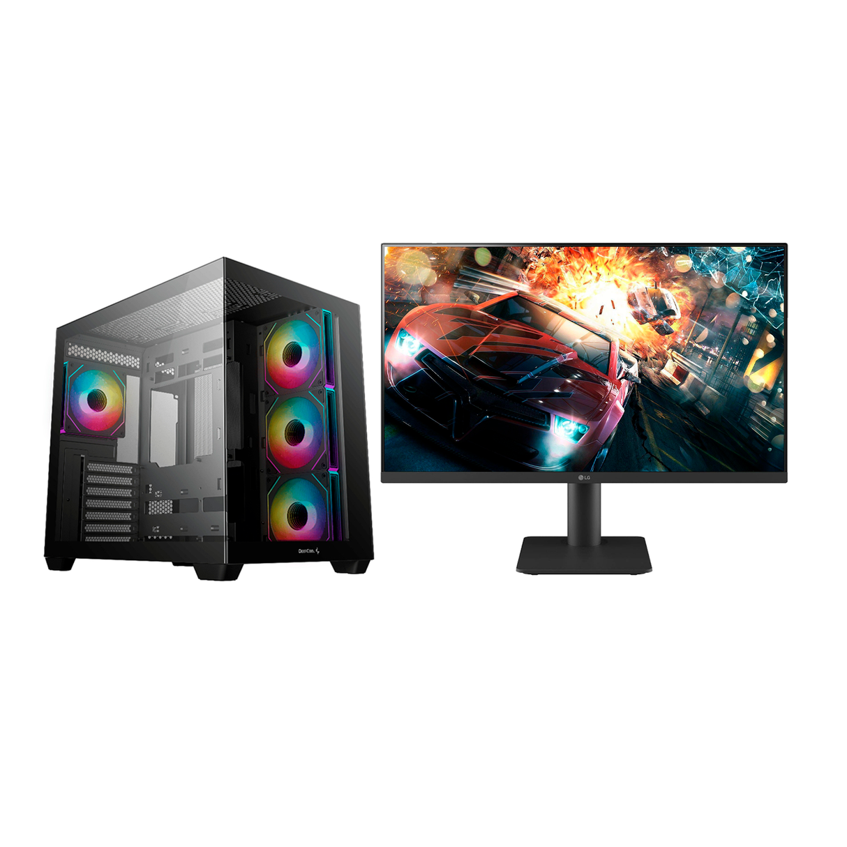 PC Gamer Intel Core Ultra 7 265K Ram 64GB Disco 2TB SSD Video RTX 5070 Ti 16GB Monitor LG 27" FHD Windows 11