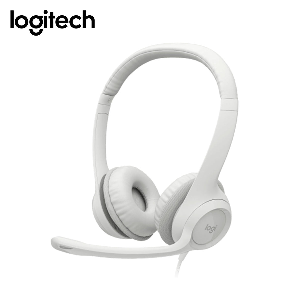 Auriculares USB Logitech H390 Noise Cancelling White (981-001285)