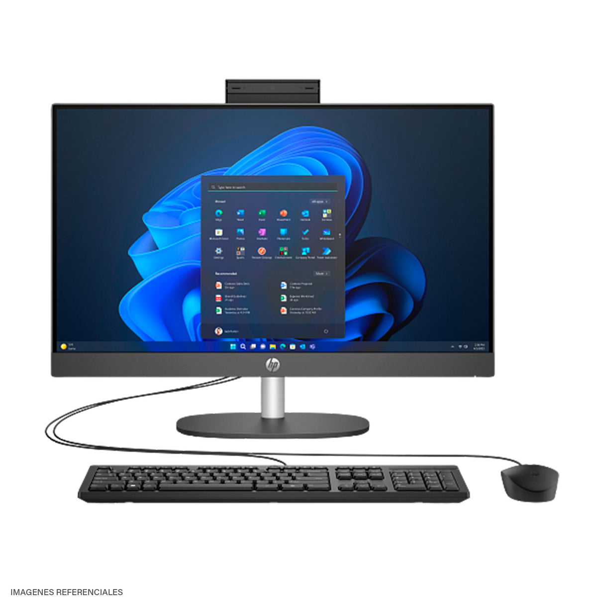 All In One HP Pro One 240 G10 Intel Core Ultra 5 125U RAM 16GB Disco 512GB SSD 23.8" FHD Windows 11 Pro