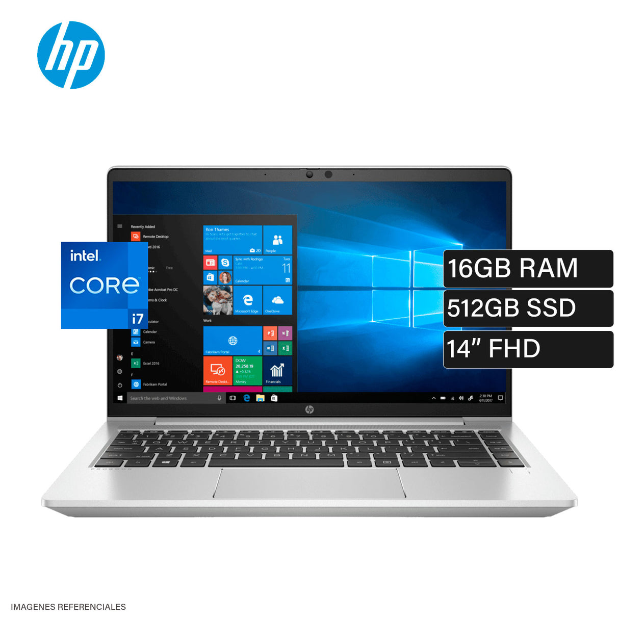 Laptop HP ProBook 440 G8 Intel Core i7-1165G7 Ram 16GB Disco 512GB SSD 14″ FHD Windows 11 Pro