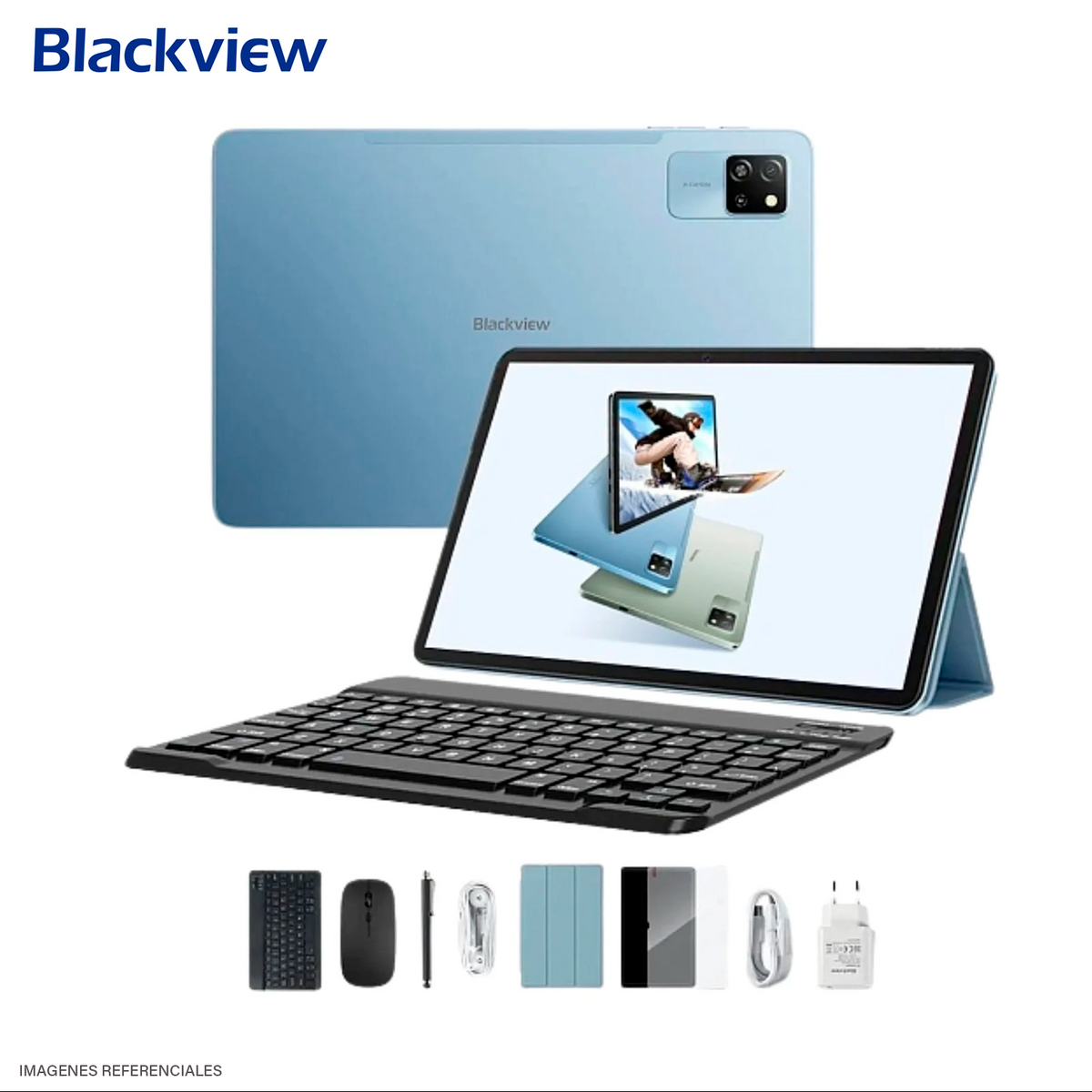 Tablet Blackview Tab 60 Pro 10.1" HD+ RAM 8GB Almacenamiento 128GB ROM Sky Blue