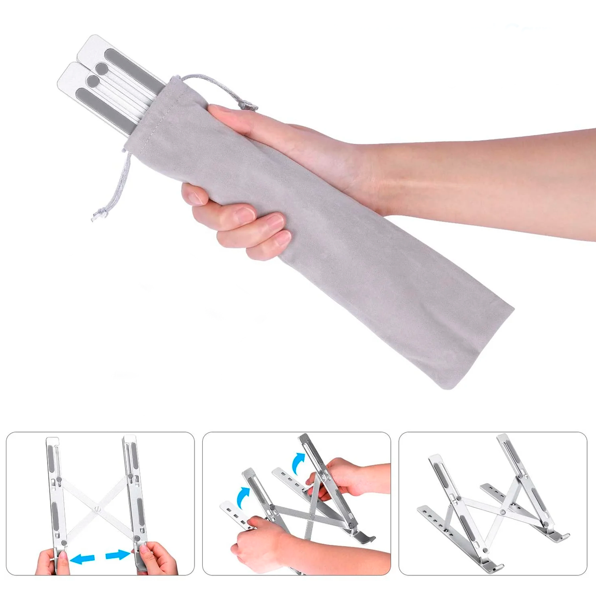 Soporte Plegable para Laptop de 10 a 17.3 Pulgadas