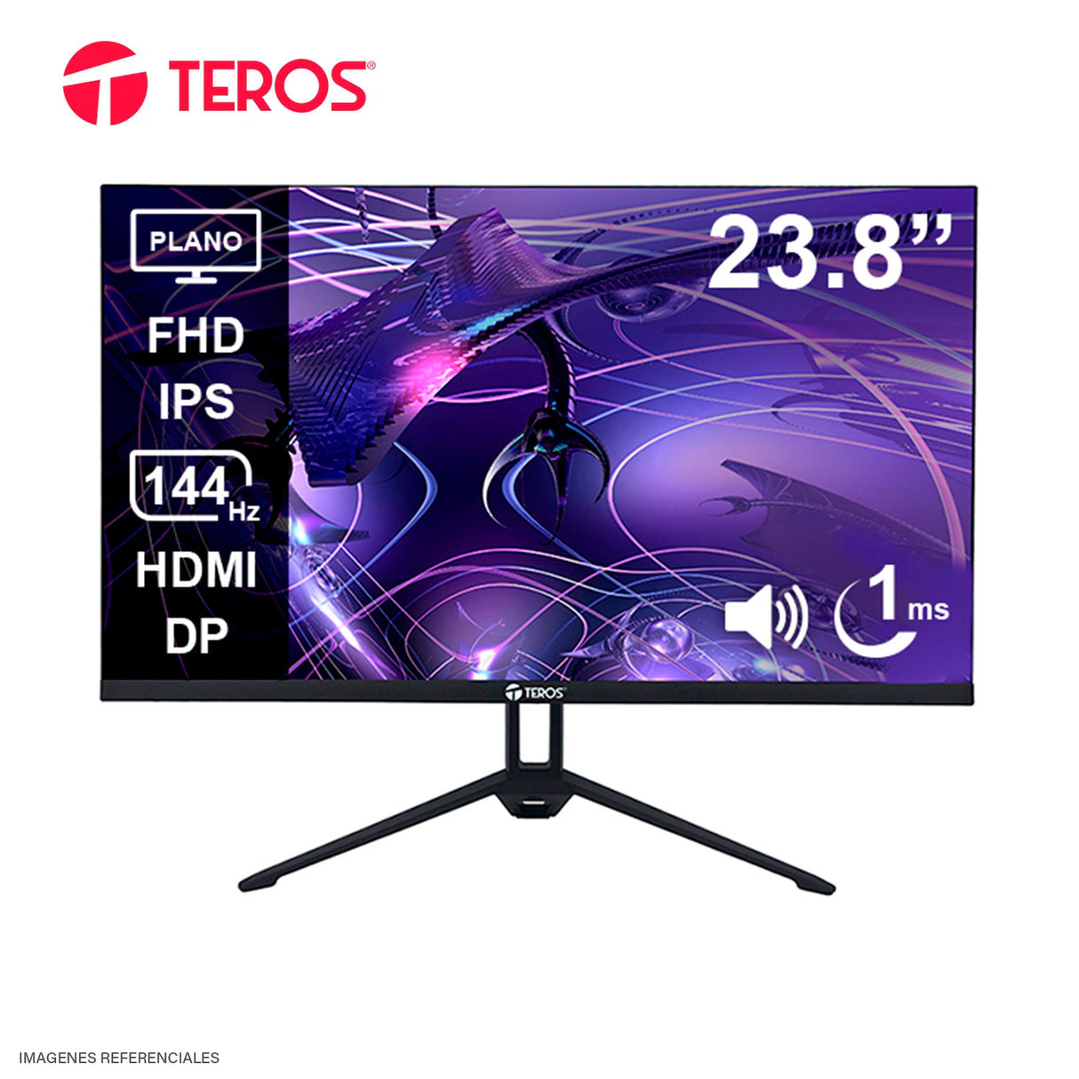 Monitor Gaming Teros TE-2417S, 23.8" IPS, FHD 1920 x 1080, 144Hz. 1ms, FreeSync