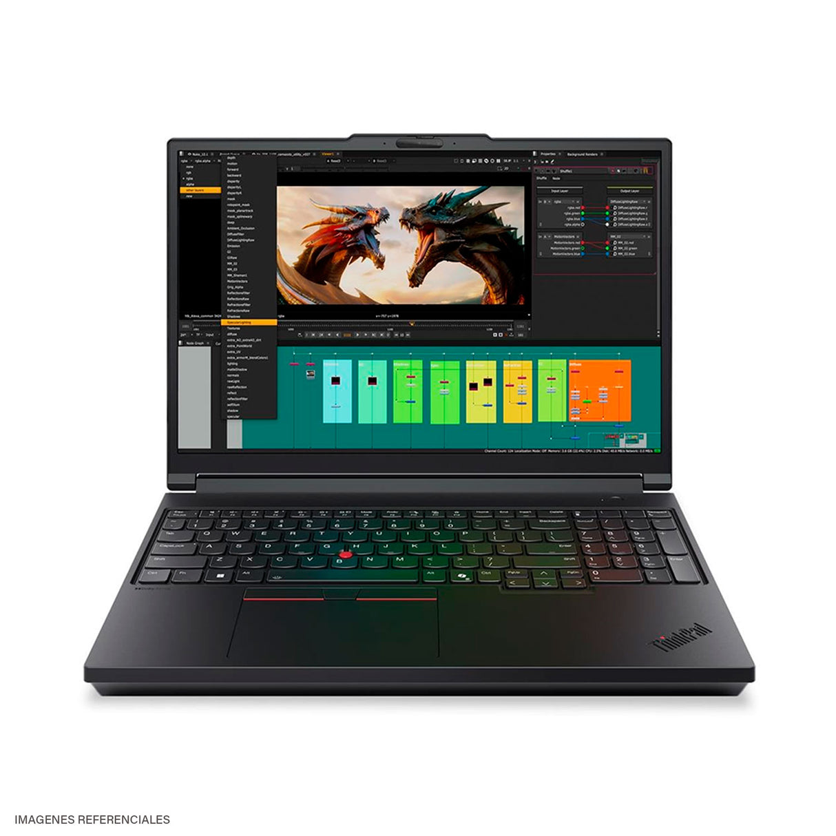 Laptop Lenovo ThinkPad P16 Gen 3 Intel Core Ultra 7 255HX 32GB RAM 1TB SSD NVIDIA RTX PRO 3000 16" WUXGA Windows 11 Pro (21RR0006LM)