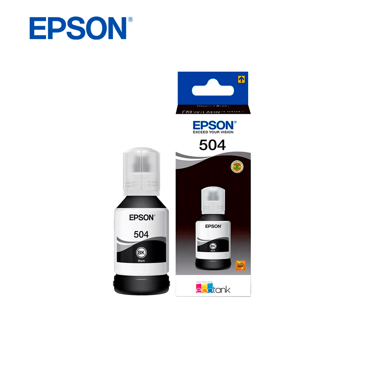 Tinta Epson T504 Ecotank 127Ml Negro