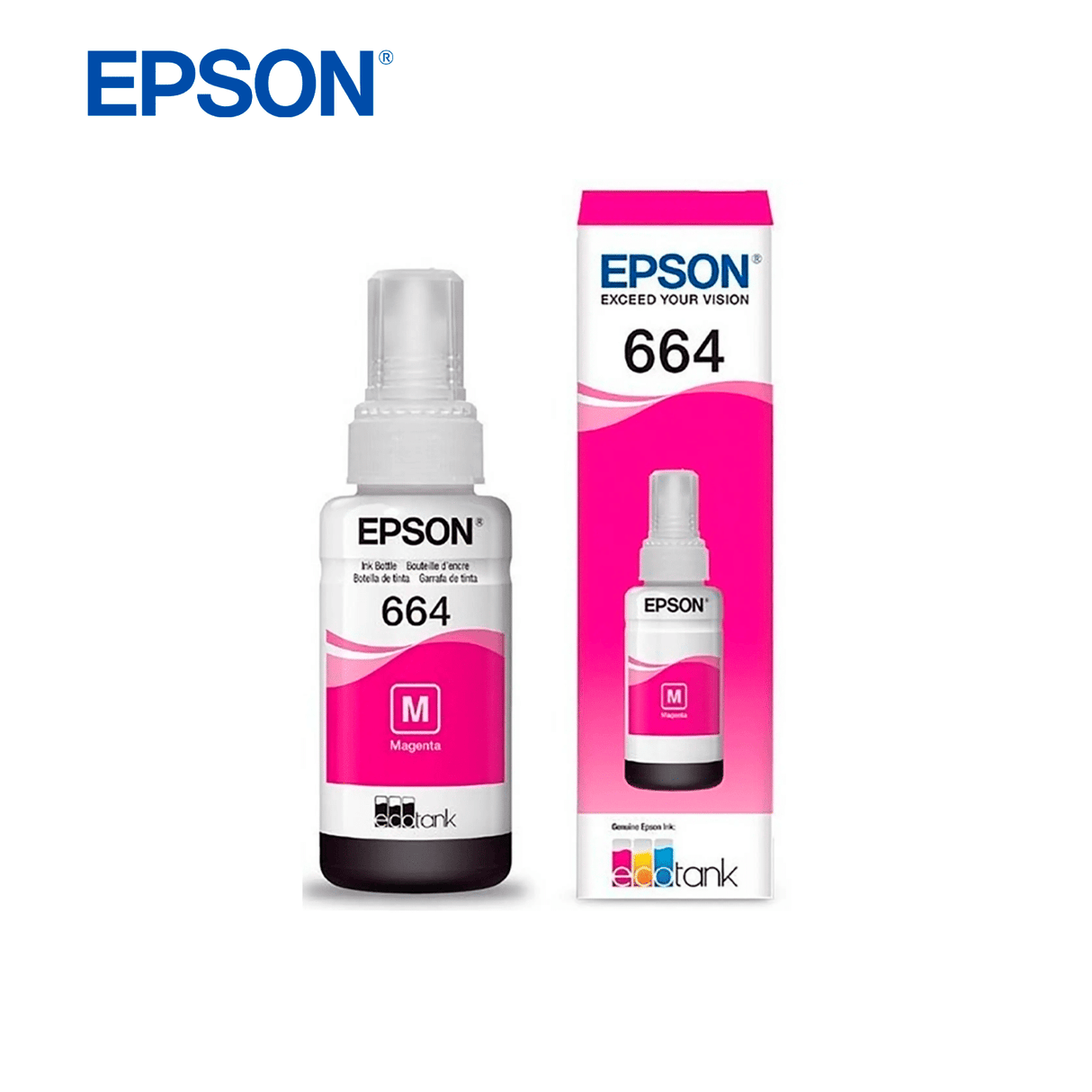 Tinta Epson T664 Ecotank 70Ml Magento