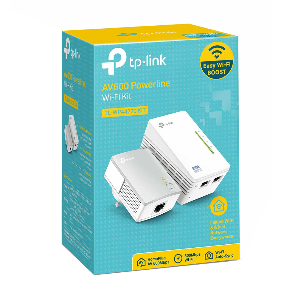 ADAPTADOR TP-LINK TL-WPA4220 KIT POWERLINE AV600 300MBPS