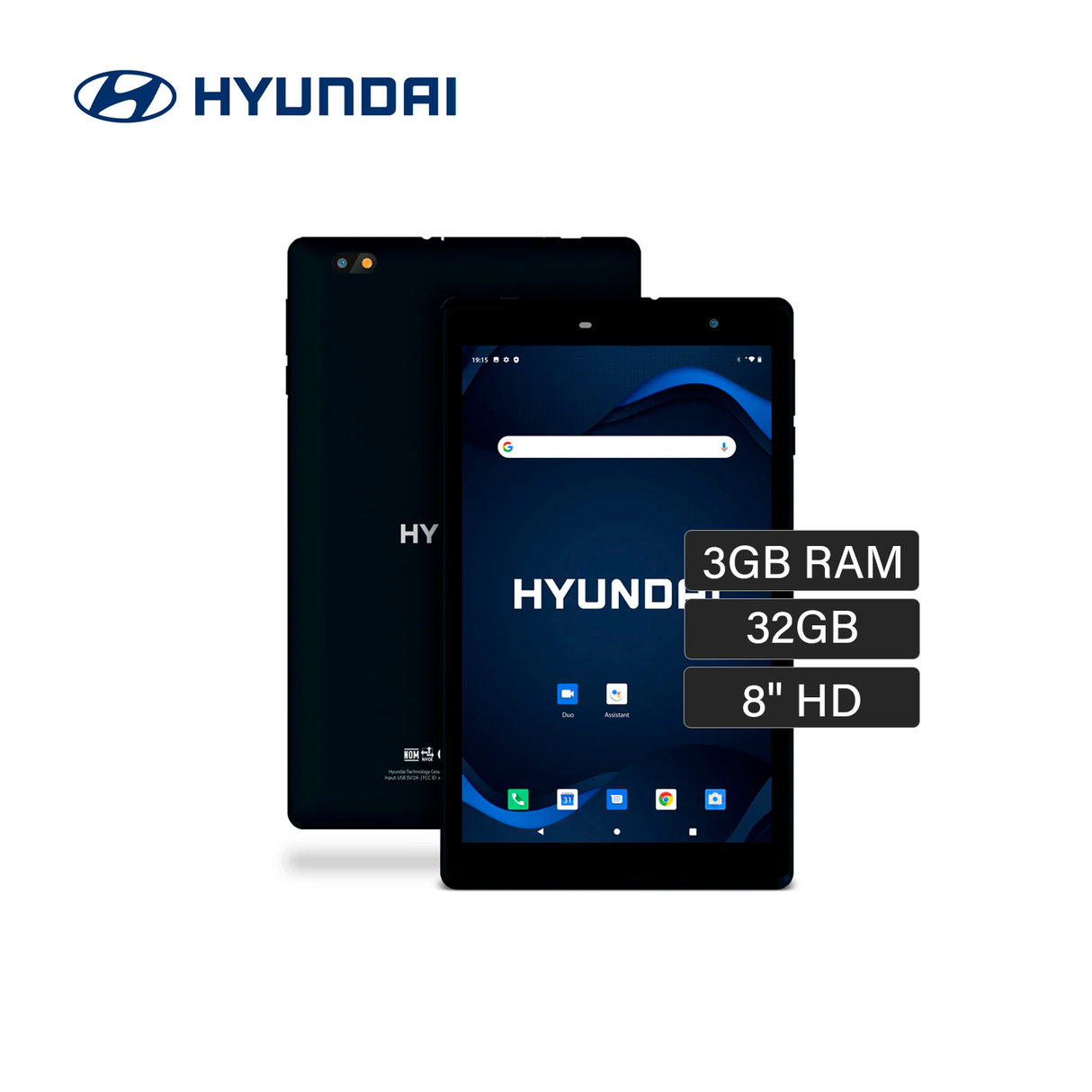 Tablet Hyundai HYtab PLUS 8WB1 RAM 3GB Almacenamiento 32GB 8" Android 13 + lápiz