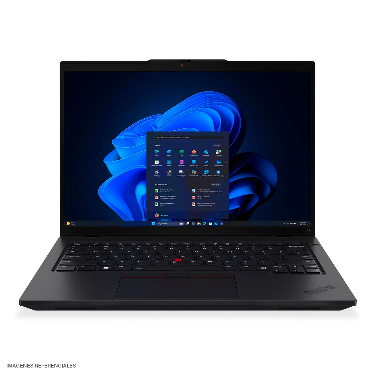 Laptop Lenovo ThinkPad L14 Gen 6 Intel Core Ultra 7 255U Ram 16GB Disco 1TB SSD 14″ WUXGA Windows 11 Pro (21S7000YLM)