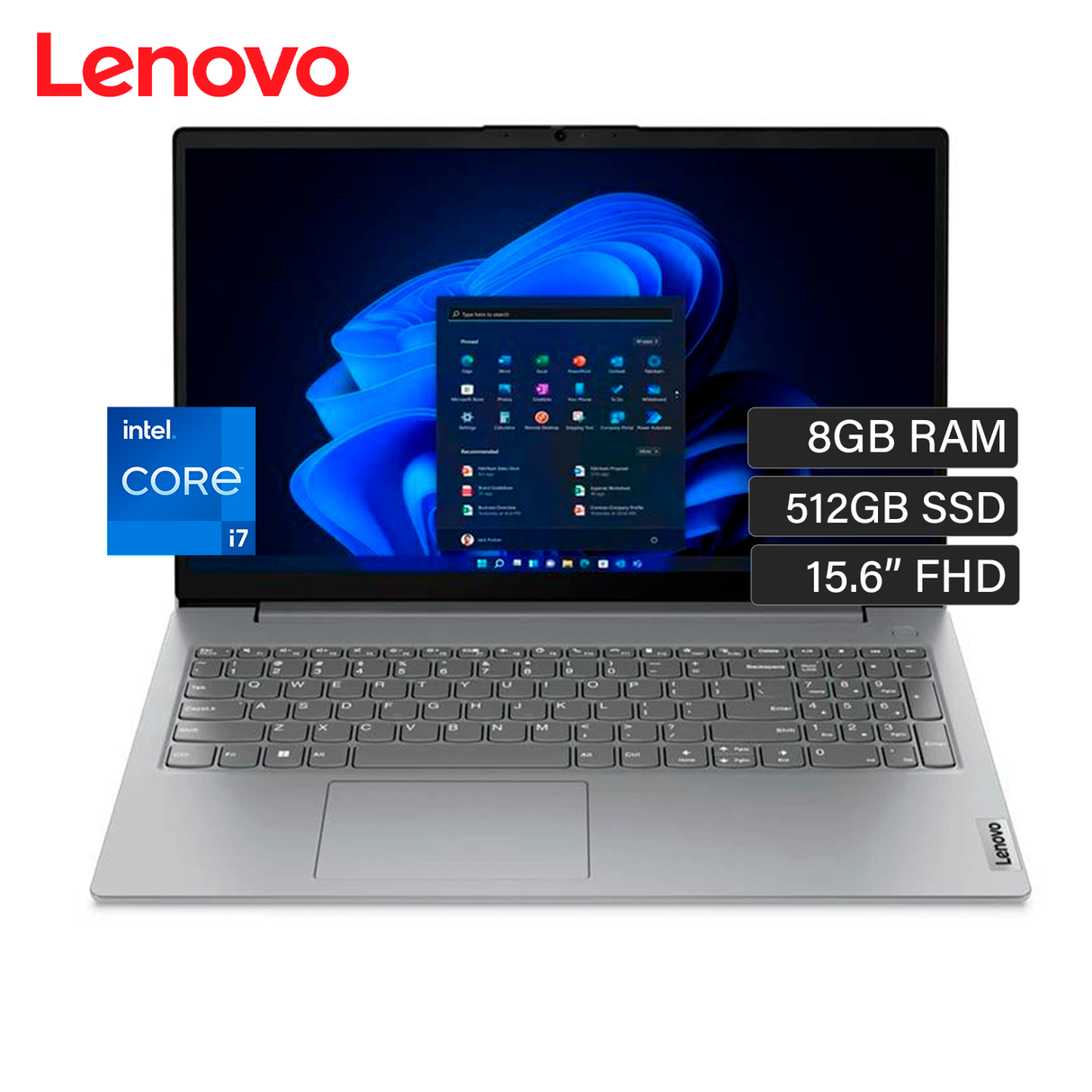 Lenovo V15 G4 IRU Intel Core I7 1355U RAM 8GB Disco 512GB SSD 15.6" FHD Freedos (83A100EQLM)