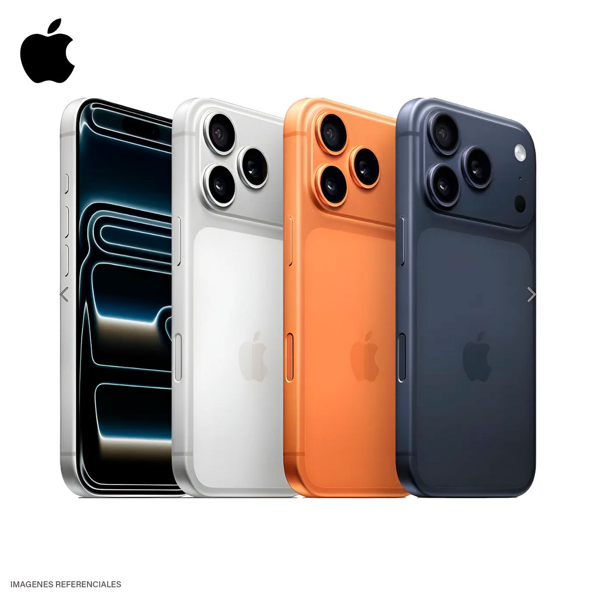iPhone 17 Pro Max A3526 Almacenamiento 512GB 6.9" OLED Silver Chip Físico