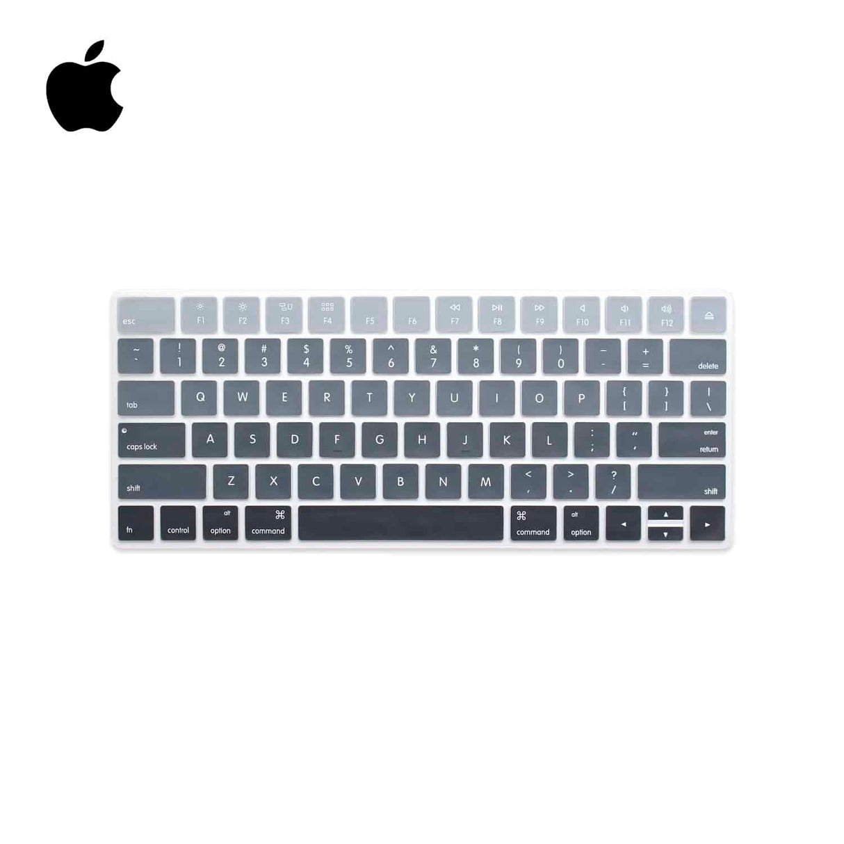 Keyboard Guard Pro 2021 14/16 A2442 A 2485 AIR 2022 A2681 13.6" Negro con gris, ingles