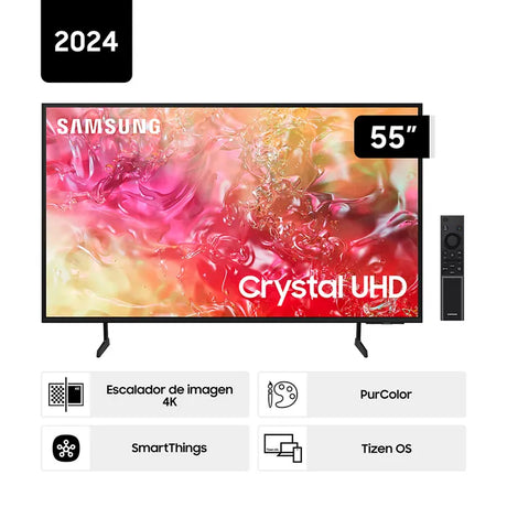 Televisor Smart Tv Samsung Crystal DU7000 55" Ultra HD 4K