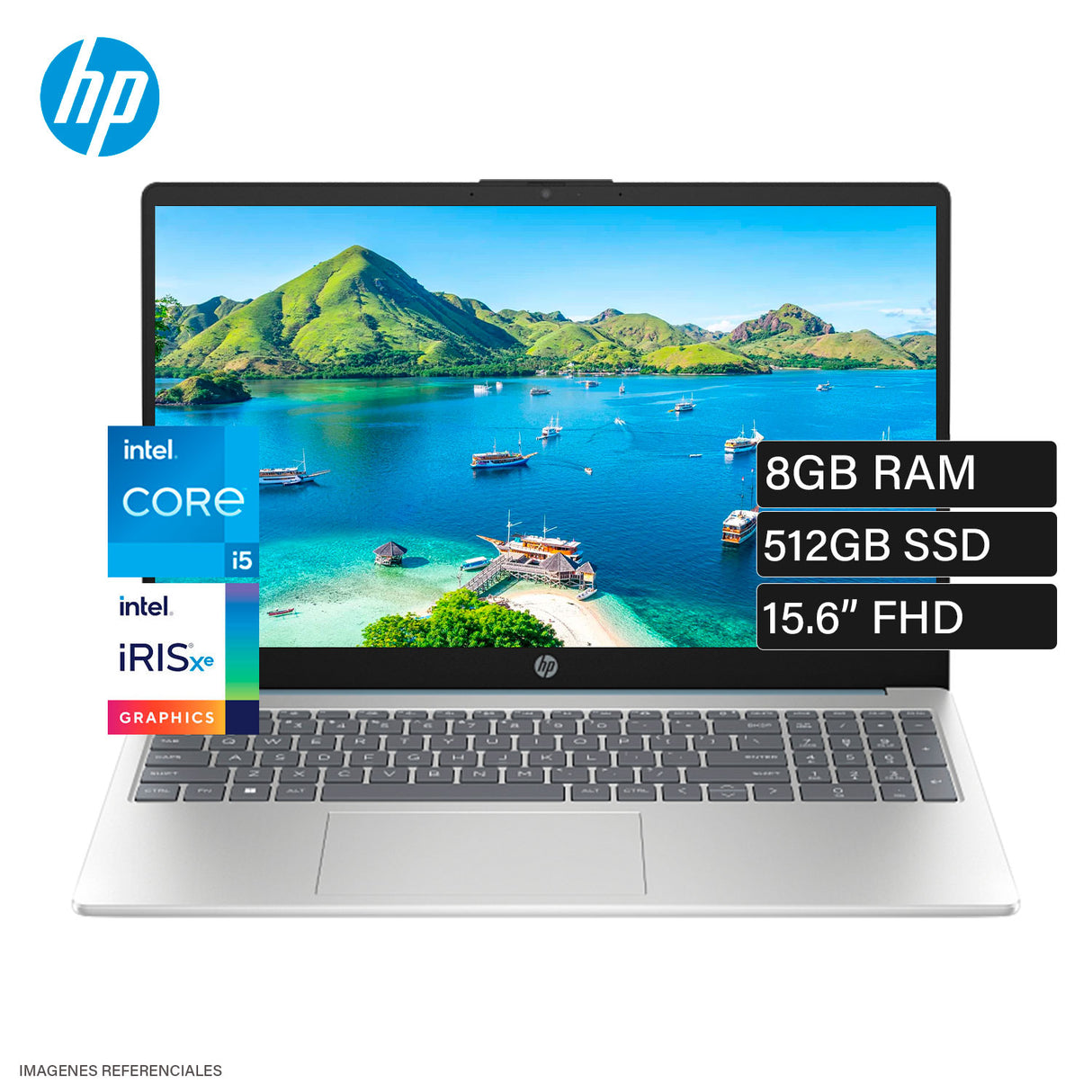 Laptop HP 15-fd0253la Intel Core i5-1334U Ram 8GB Disco 512GB SSD 15.6" FHD Windows 11 (B9TX0LA#ABM)