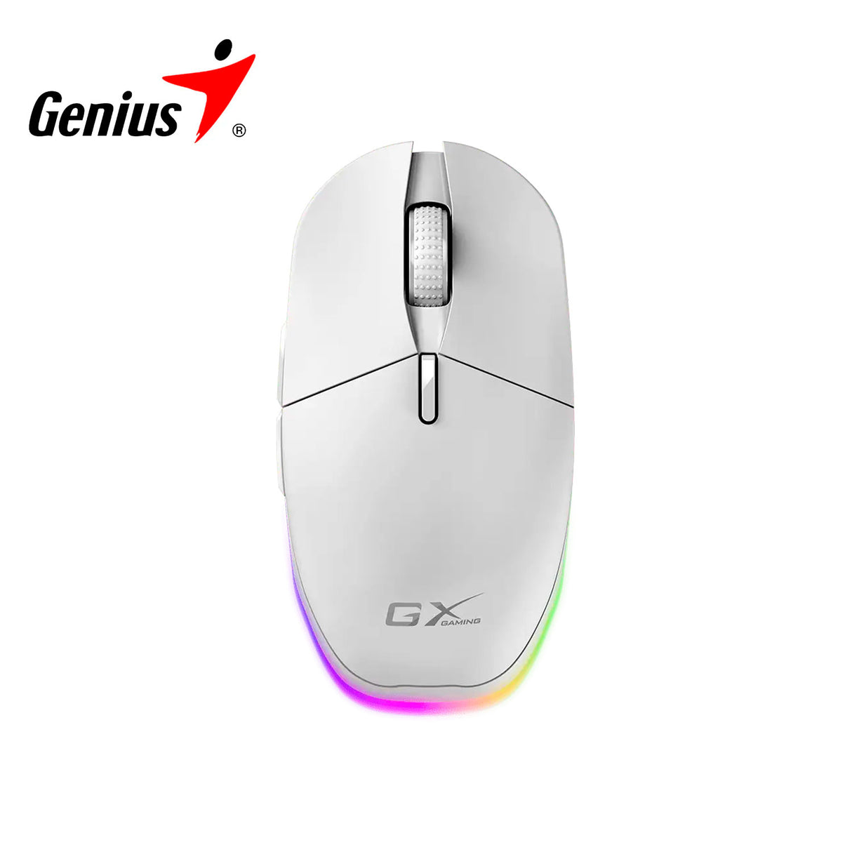 Mouse Genius GX Scorpion M8250 AI Copilot Recargable Wireless/BT 3200 DPI 6-Bot RGB White (31060001400)