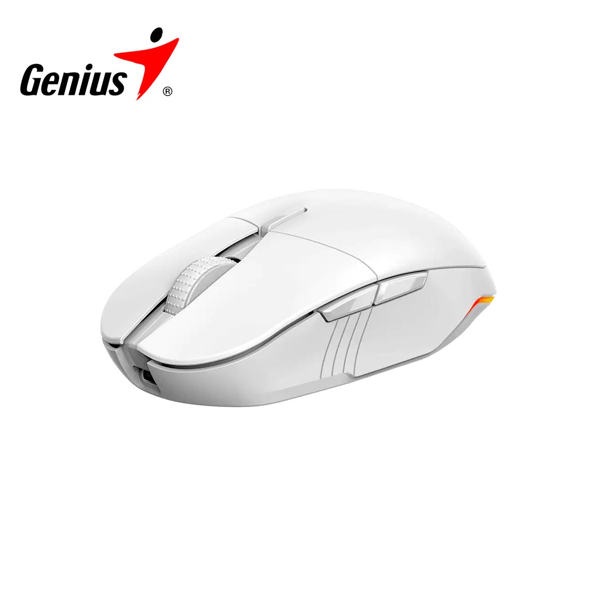 Mouse Genius GX Scorpion M8250 AI Copilot Recargable Wireless/BT 3200 DPI 6-Bot RGB White (31060001400)