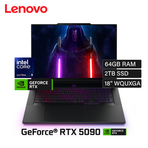 Laptop Lenovo Legion 9 18IAX10 Intel Core Ultra 9 275HX Ram 64GB Disco 2TB SSD NVIDIA RTX 5090 24GB 18" WQUXGA FreeDOS (83EY000PLM)