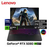 Laptop Lenovo Legion Pro 7 16IAX10H Intel Core Ultra 9 275HX Ram 64GB Disco 2TB SSD Video NVIDIA RTX 5080 16" WQXGA OLED Windows 11 (83F5006HUS)