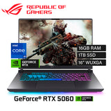 Laptop Asus ROG Strix G16 (2025) G615JMR-DS94 Intel Core i9 14900HX Ram 16GB Disco 1TB SSD Video NVIDIA RTX 5060 8GB 16" WUXGA Windows 11