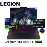 Laptop Lenovo Legion Pro 7 16IAX10H Intel Core Ultra 9 275HX RAM 32GB Disco 1TB SSD Video NVIDIA RTX 5070 Ti 12GB 16" WQXGA OLED Windows 11 (83F50010US)