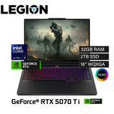 Laptop Lenovo Legion 7 16IAX10H Intel Core Ultra 9 275HX Ram 32GB Disco 2TB SSD Video Nvidia RTX 5070 Ti 12GB 16" WQXGA OLED Windows 11 (83F5001BUS)