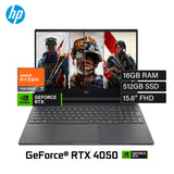 Laptop HP Victus 15-FB3093DX Ryzen 7 7445HS Ram 16GB Disco 512GB SSD Video Nvidia RTX 4050 6GB 15.6" FHD Windows 11 (BM4X8UA#ABA)