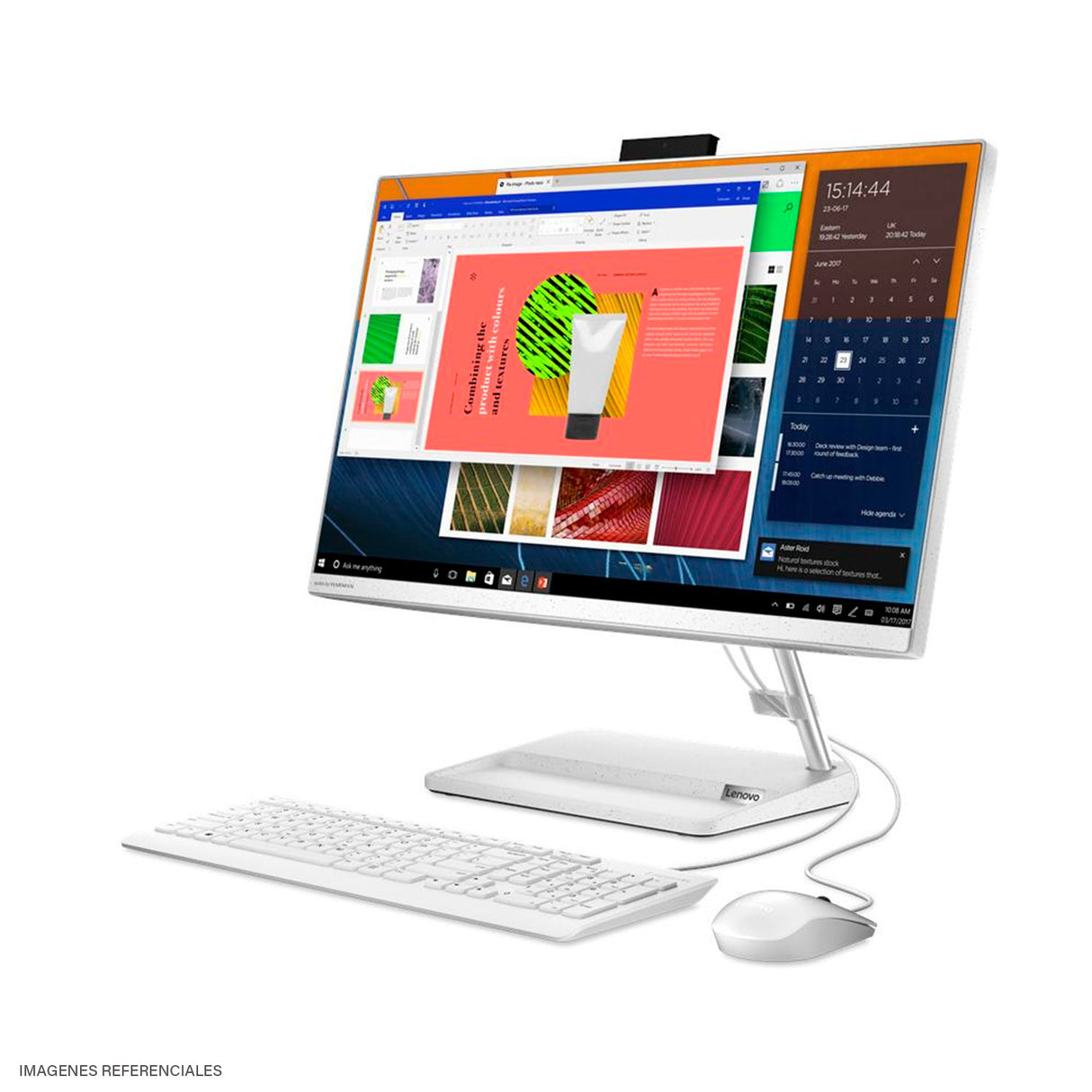 Lenovo AIO IdeaCentre  3 24ALC6 Ryzen 5 7430U Ram 16GB Disco 512GB SSD 23.8" FHD FreeDOS (F0G1014BLD)