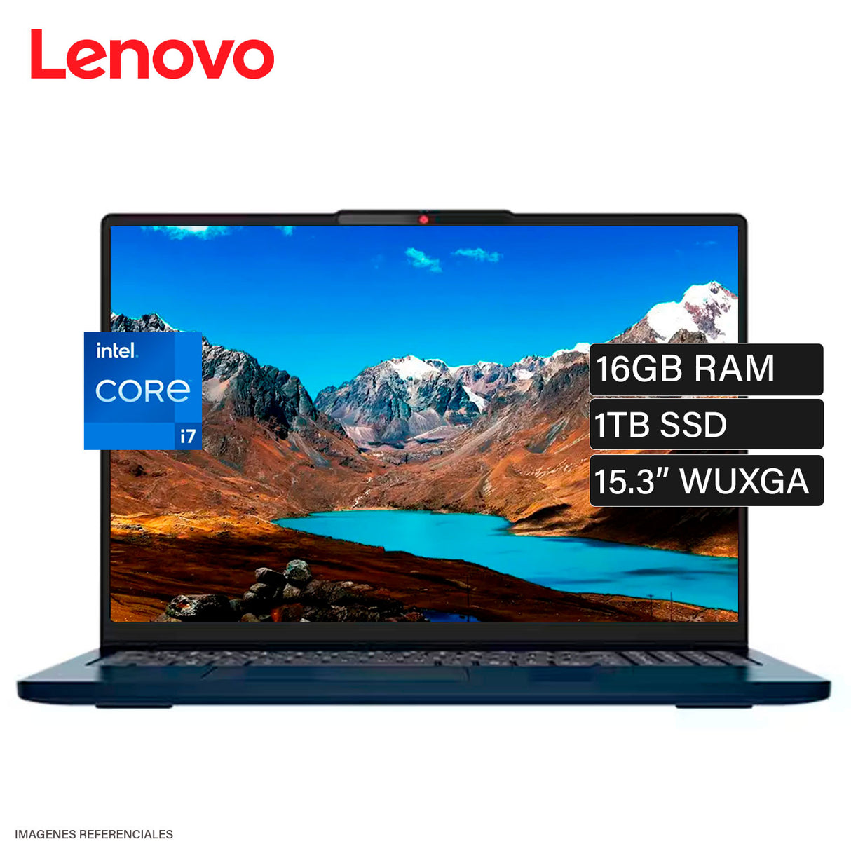 Laptop Lenovo Ideapad Slim 3 15IRH10 Intel Core i7 13620H Ram 16GB Disco 1TB SSD 15.3" WUXGA FreeDOS (83K100NALM)