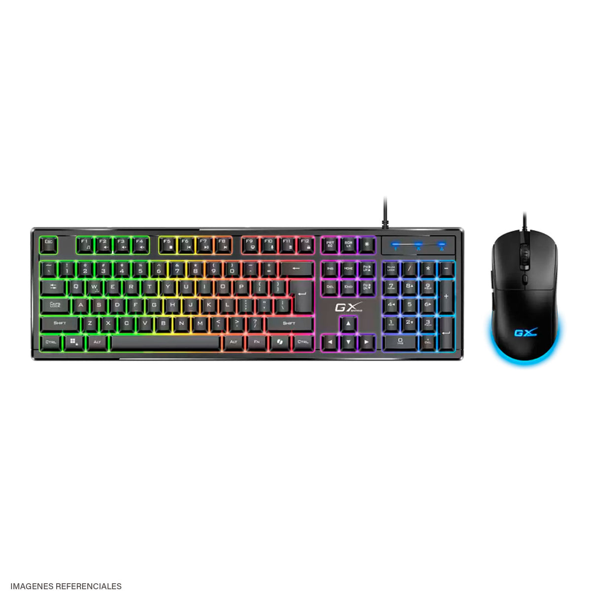 Teclado Genius + Mouse GX Corpion KM-GX6 AI Copilot Gaming RGB