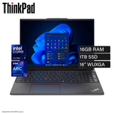 Laptop Lenovo ThinkPad E16 Gen 2 Intel Core Ultra 7 155H Ram 16GB Disco 1TB SSD 16" WUXGA Windows 11 Pro (21MB0012LM)