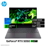Laptop HP Victus 15-FA2029LA Intel Core i7 13620H Ram 24GB Disco 1TB SSD Video Nvidia RTX 5050 8GB 15.6" FHD Windows 11
