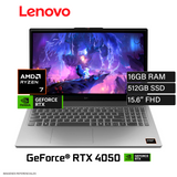 Laptop Lenovo LOQ Essential 15ARP10E Ryzen 7 170 Ram 16GB Disco 512GB SSD NVIDIA RTX 4050 6GB 15.6″ FHD Windows 11 (83S0007FUS)