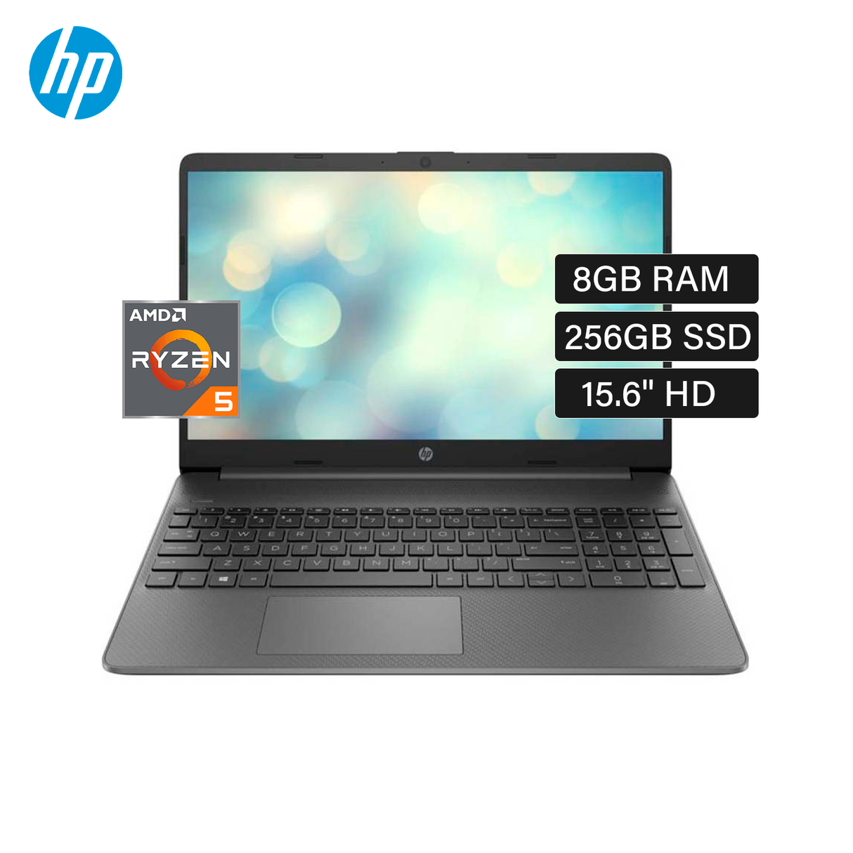 Laptop HP 15-EF2523LA Ryzen 5 5500U RAM 8GB Disco 256GB SSD 15.6″ HD Windows 10 Open Box