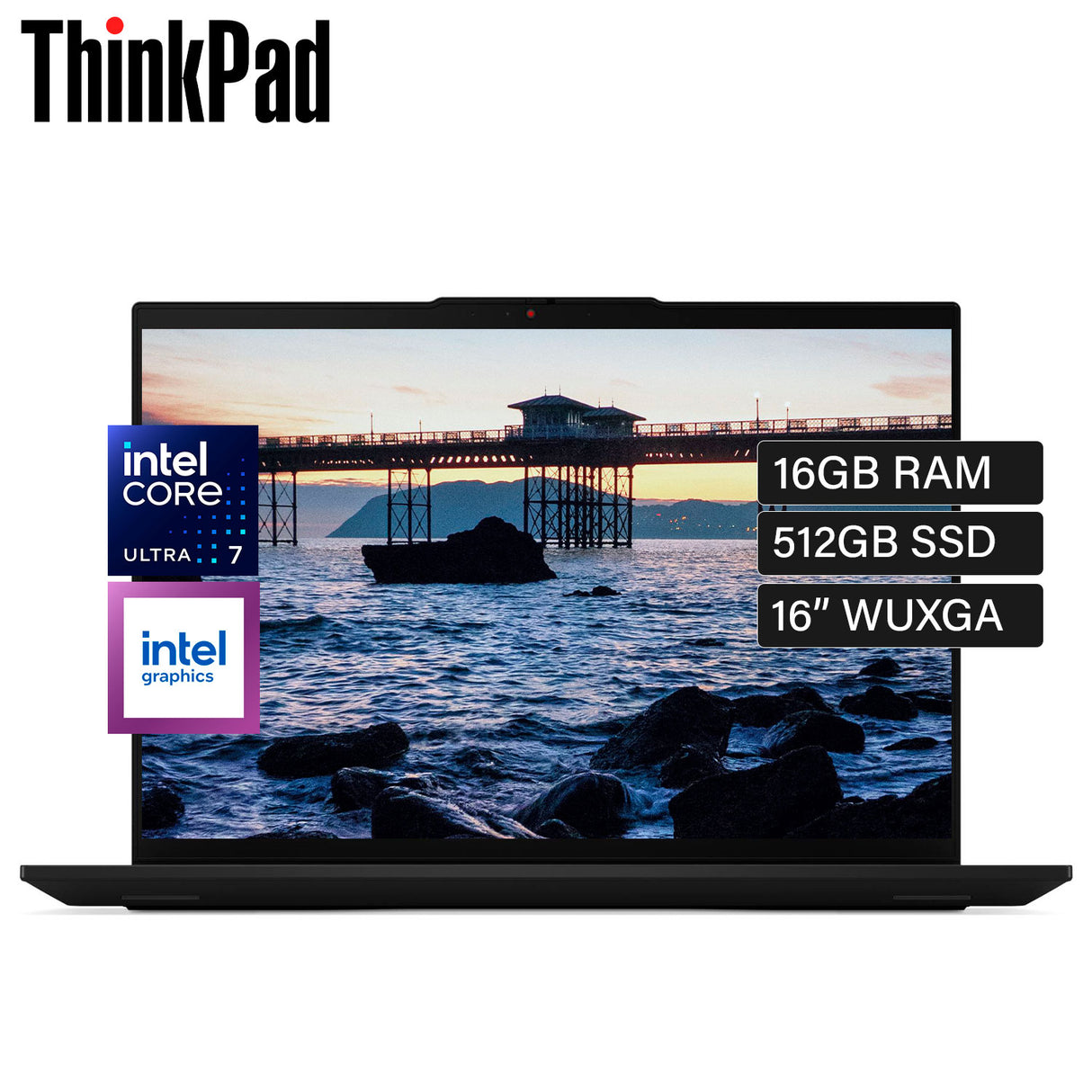 Laptop Lenovo ThinkPad L16 Gen 1 Intel Core Ultra 7 155U Ram 16GB Disco 512GB SSD 16" WUXGA  Windows 11 Pro 21L40014LM Open Box