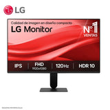 Monitor LG 24 Pulgadas (24U411A) IPS sRGB 99% y HDR10 VGA HDMI 5 ms 120 Hz FHD (1920×1080)