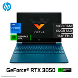 Laptop HP Victus  15-FA0007LA Intel Core i7 12650H RAM 16GB Disco 512GB SSD Video Nvidia RTX 3050 4GB 15.6" Windows 11 (8U8B8LA#ABM)